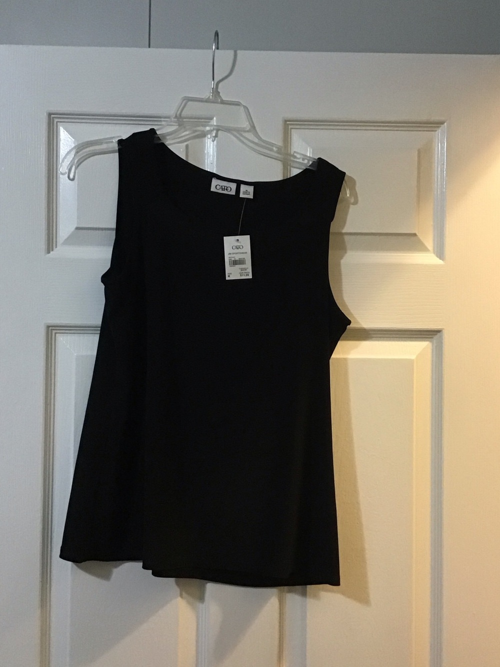 Cato Black Scoop Neck Tank Top